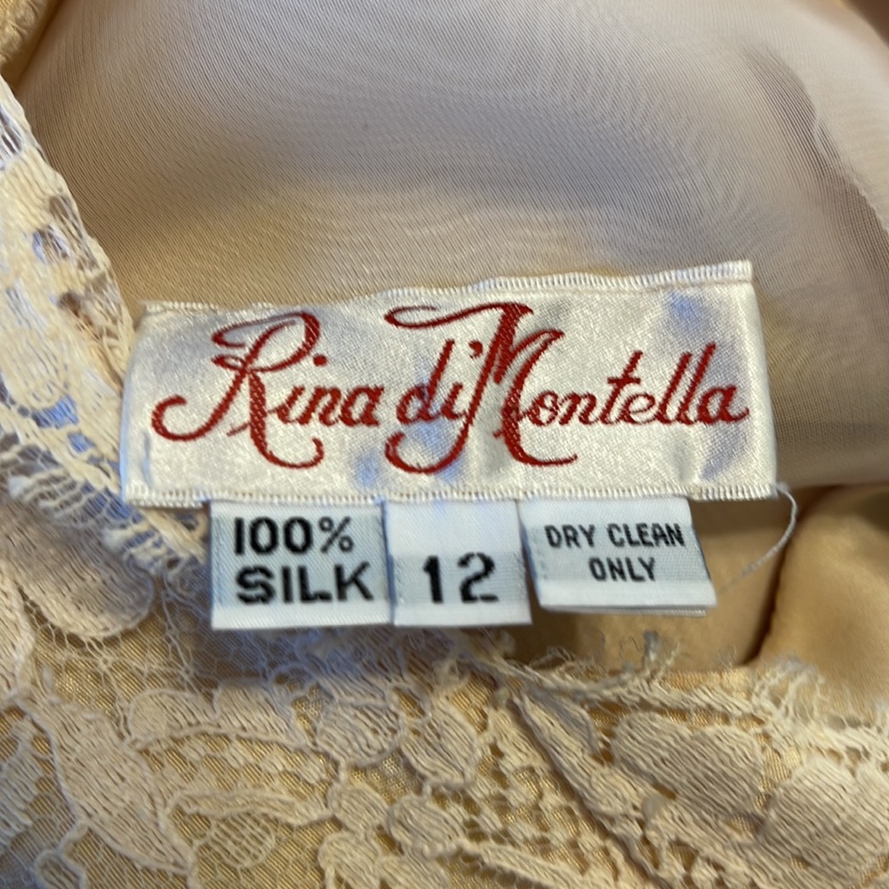 💛 Vintage Silk Two Piece Ensemble - Picture 11 of 14